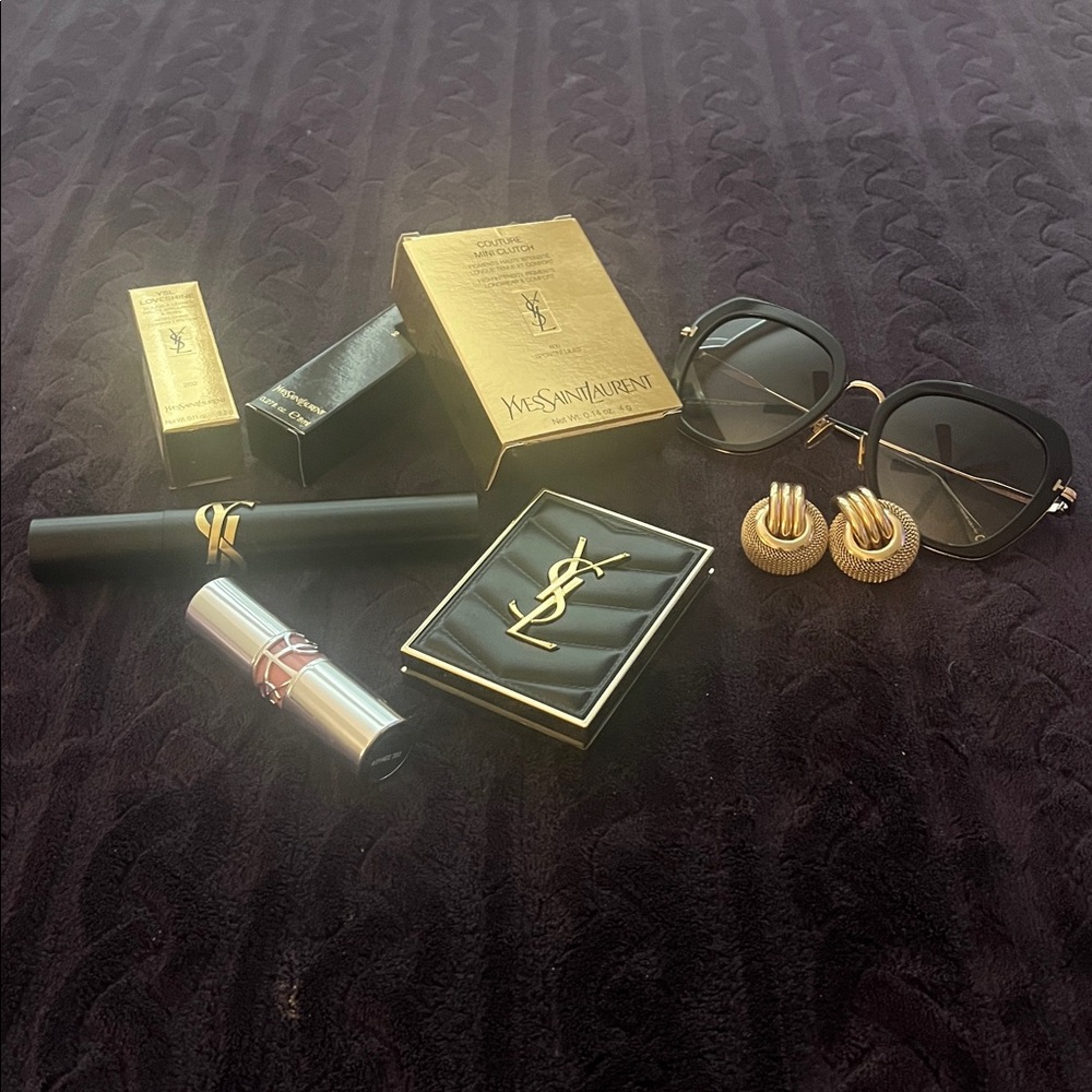 Yves Saint Laurent makeup bundle-eyeshadow, lipstick & mascara 💕